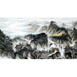 Chinese Landscape Painting - CNAG009678