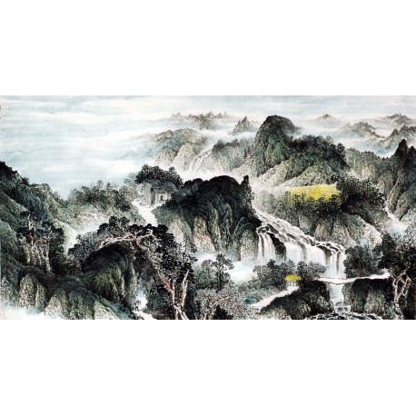 Chinese Landscape Painting - CNAG009679