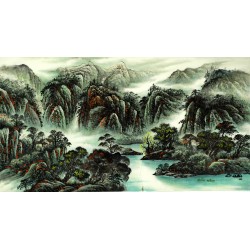 Chinese Landscape Painting - CNAG009684