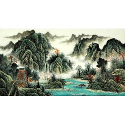 Chinese Landscape Painting - CNAG009685