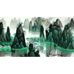 Chinese Landscape Painting - CNAG009686
