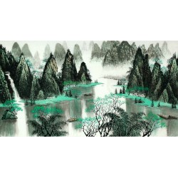 Chinese Landscape Painting - CNAG009687