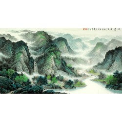 Chinese Landscape Painting - CNAG009688
