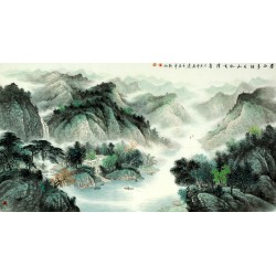 Chinese Landscape Painting - CNAG009689