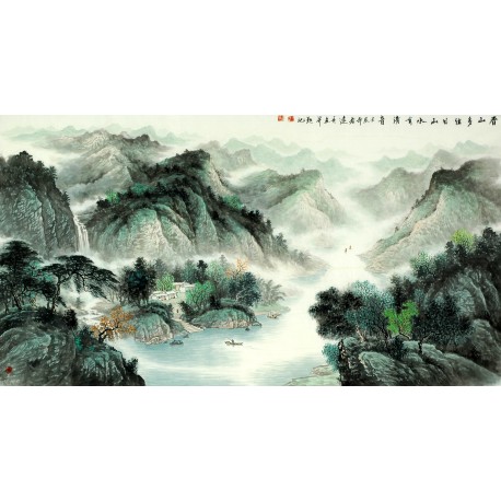 Chinese Landscape Painting - CNAG009689