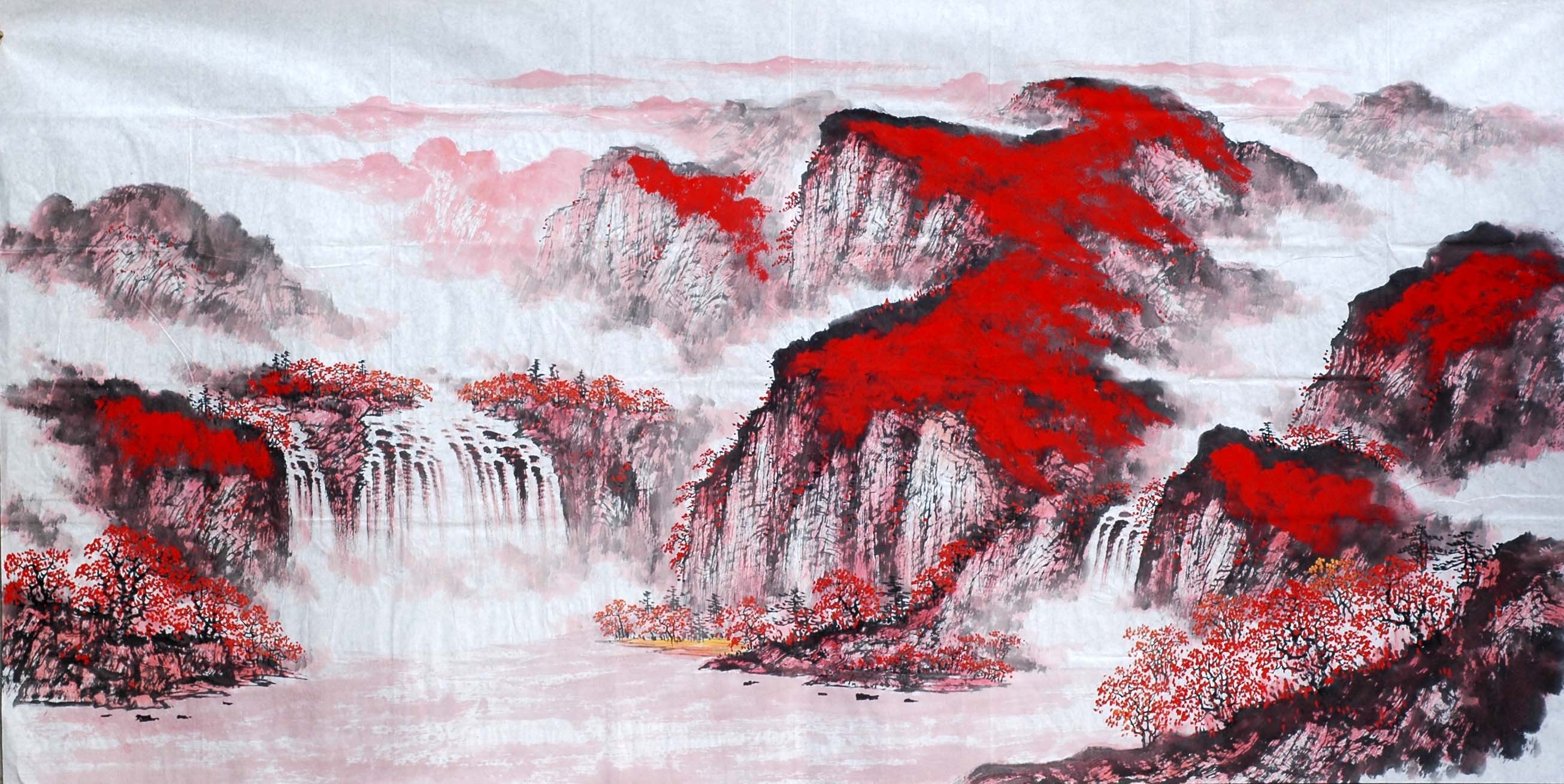Chinese Landscape Painting - CNAG009690