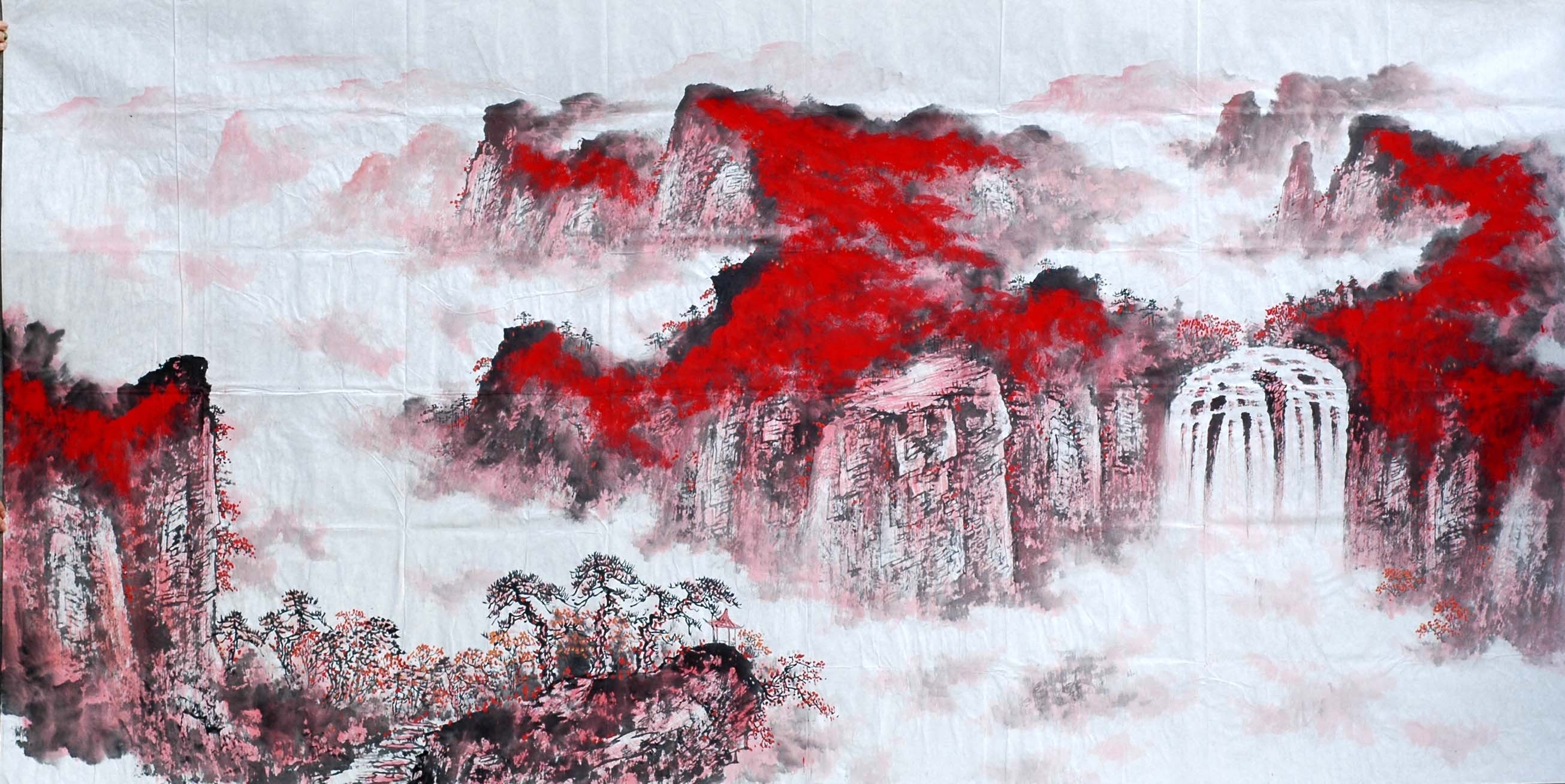 Chinese Landscape Painting - CNAG009691