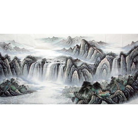 Chinese Landscape Painting - CNAG009698