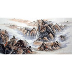Chinese Landscape Painting - CNAG009699