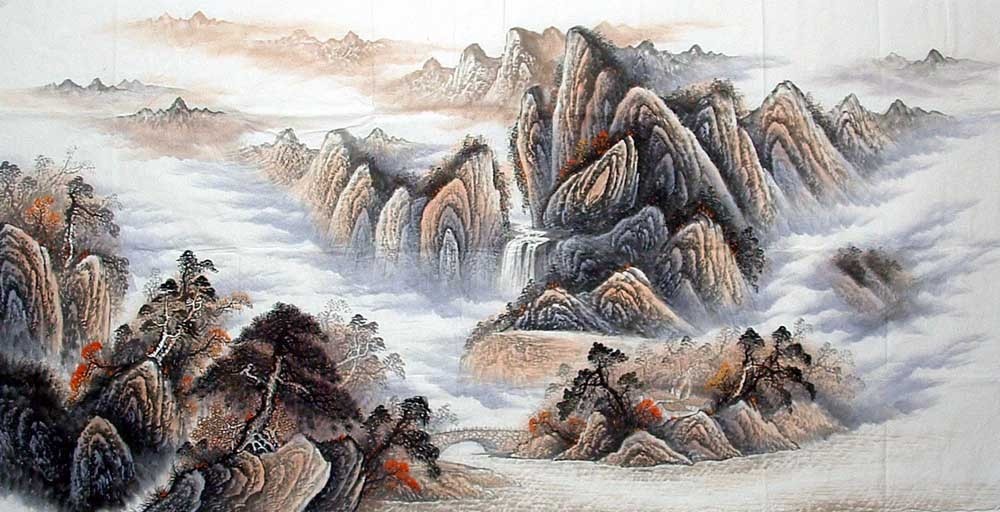 Chinese Landscape Painting - CNAG009699