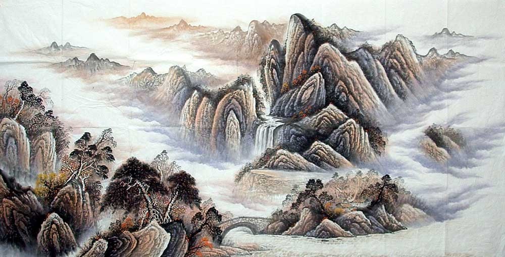 Chinese Landscape Painting - CNAG009700