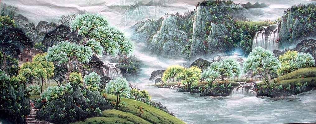 Chinese Landscape Painting - CNAG009701