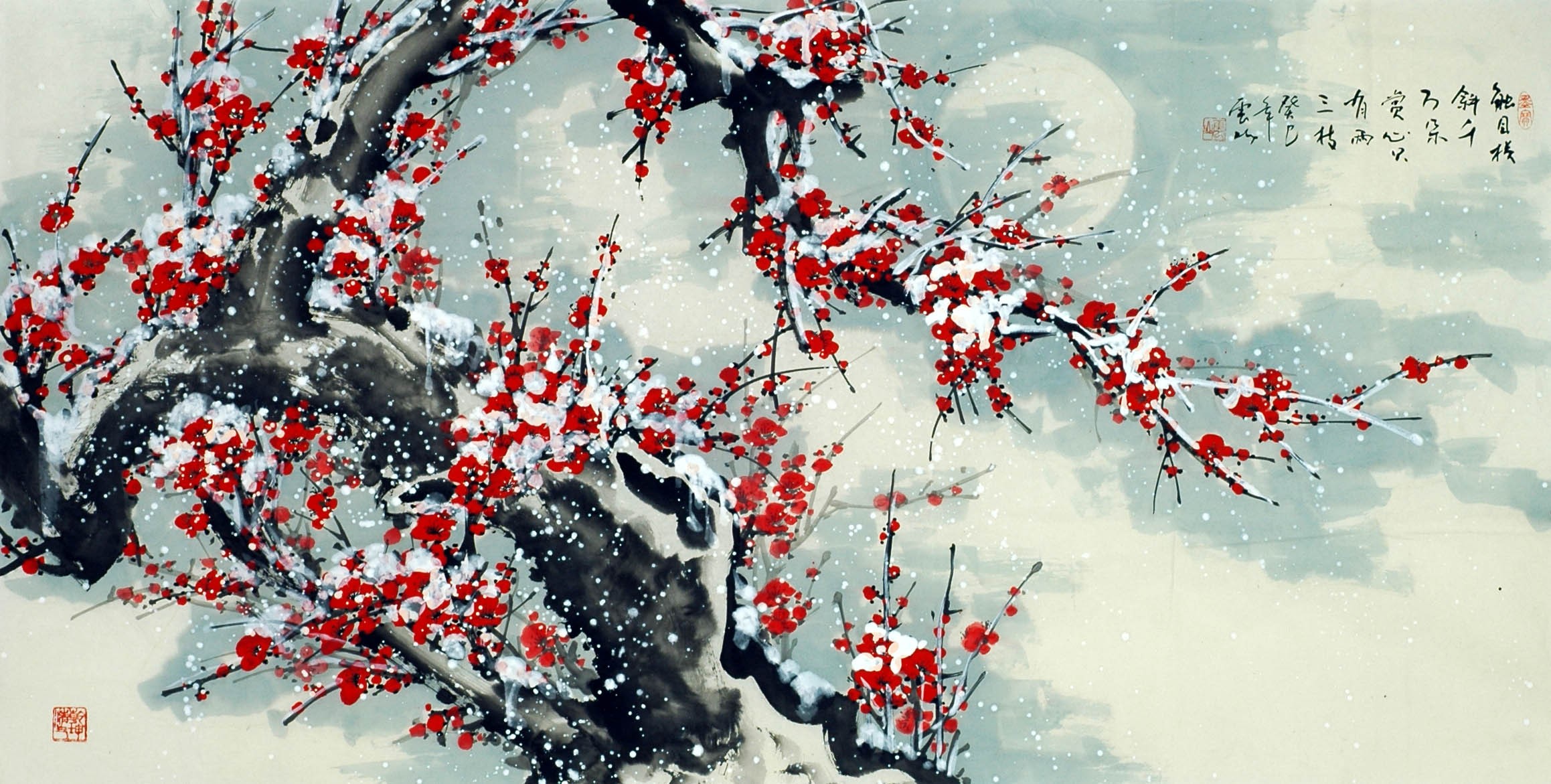 Chinese Plum Painting - CNAG009709