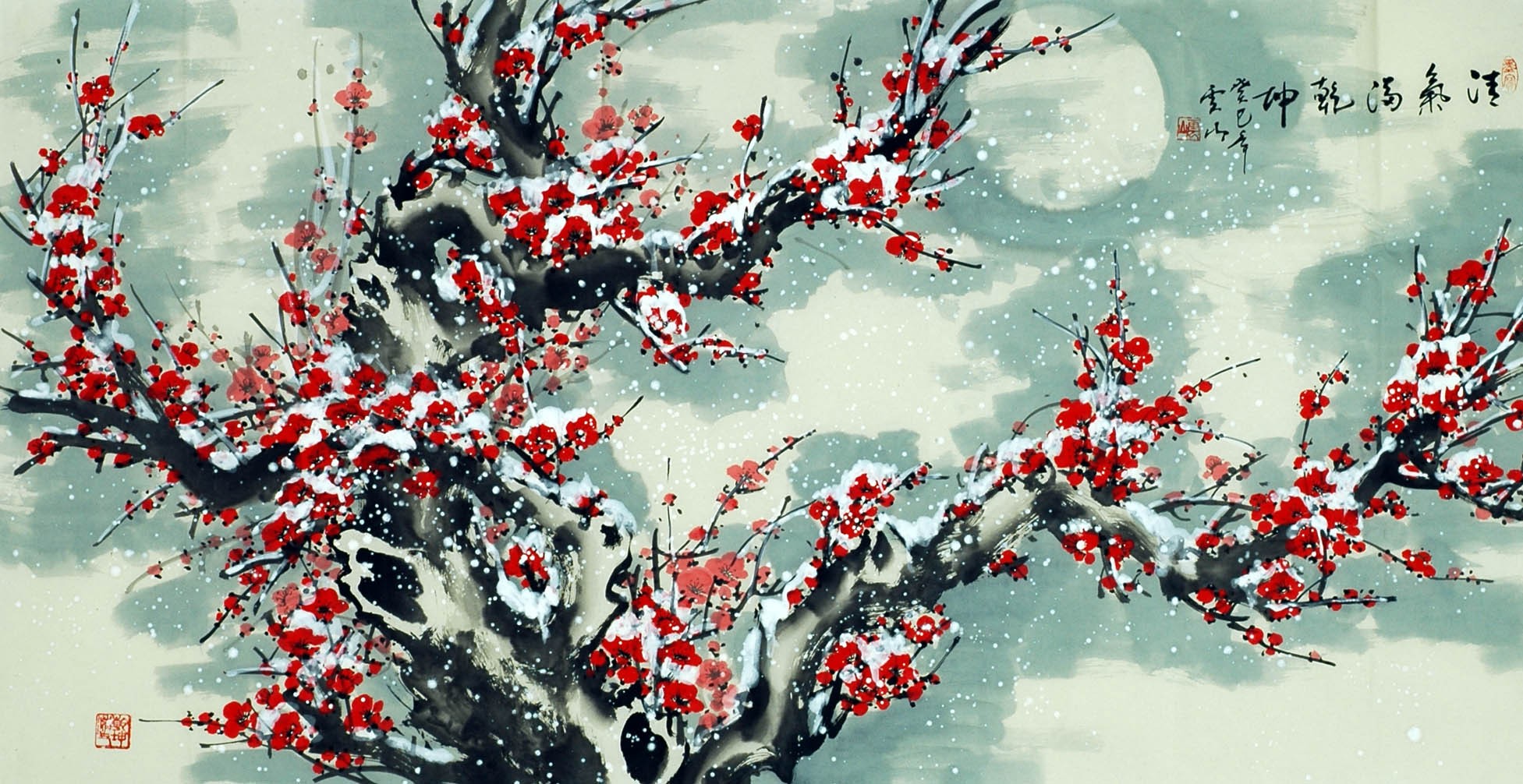 Chinese Plum Painting - CNAG009712