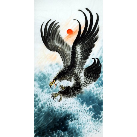 Chinese Eagle Painting - CNAG009719