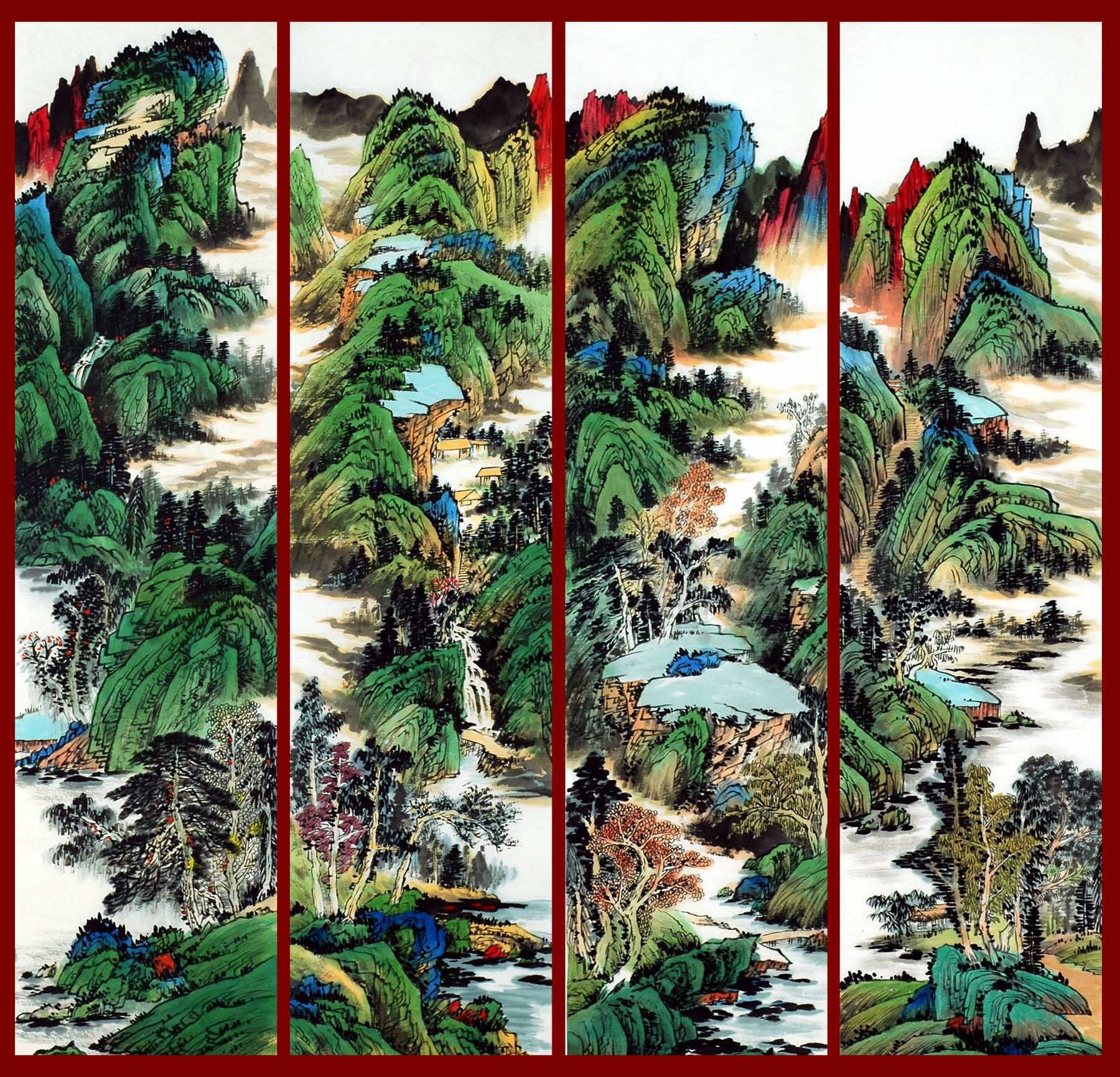 Chinese Landscape Painting - CNAG009722