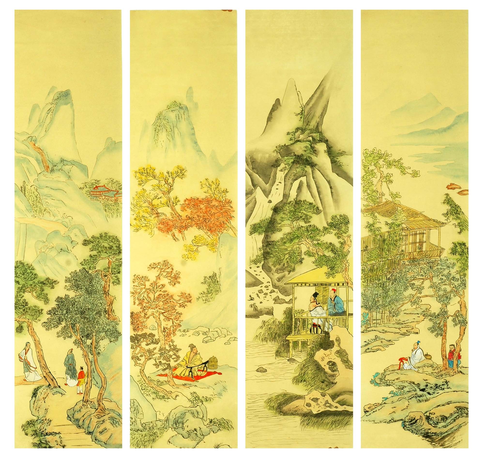 Chinese Landscape Painting - CNAG009723