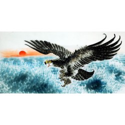 Chinese Eagle Painting - CNAG009733