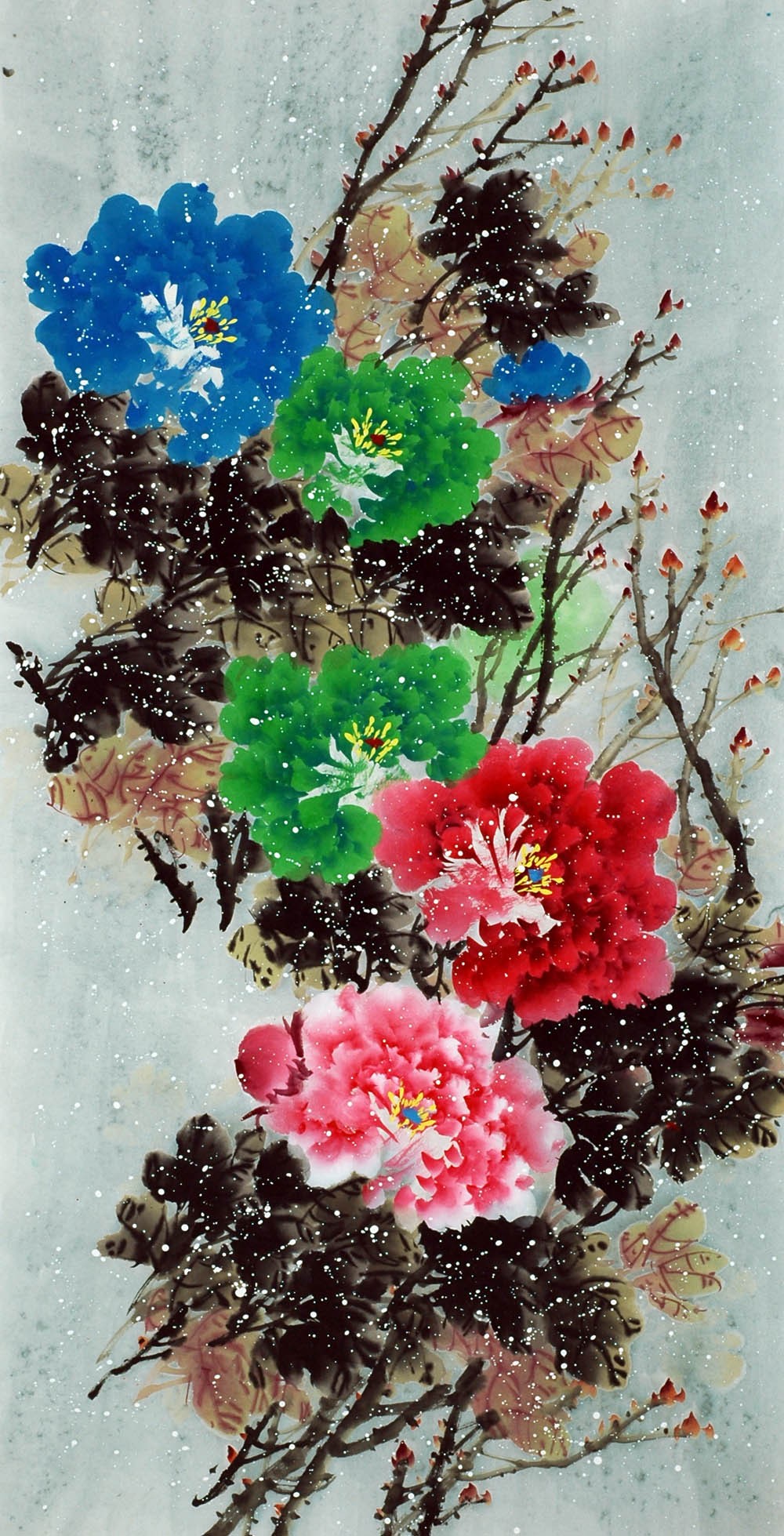 Chinese Peony Painting - CNAG009740