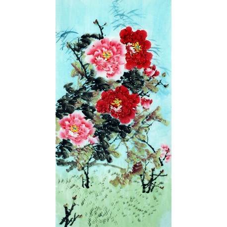Chinese Peony Painting - CNAG009741