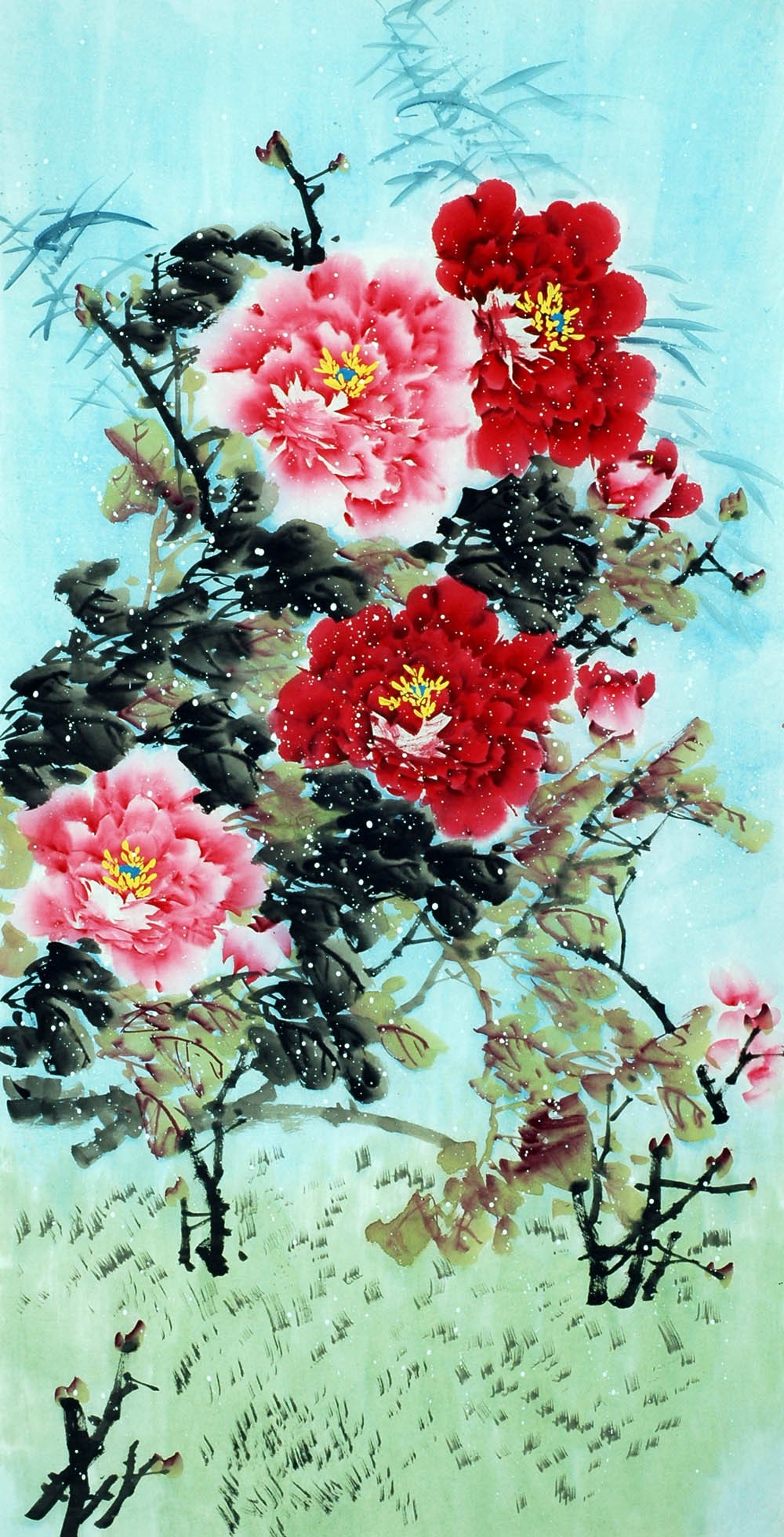 Chinese Peony Painting - CNAG009741