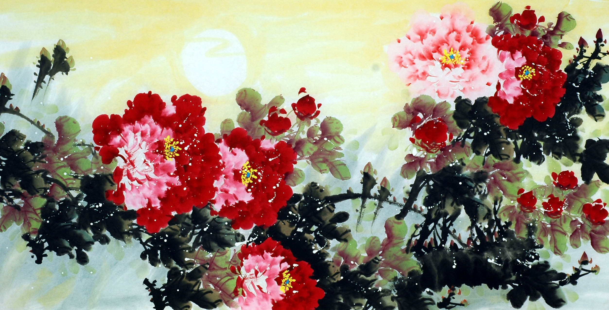 Chinese Peony Painting - CNAG009742