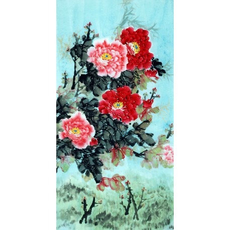 Chinese Peony Painting - CNAG009744