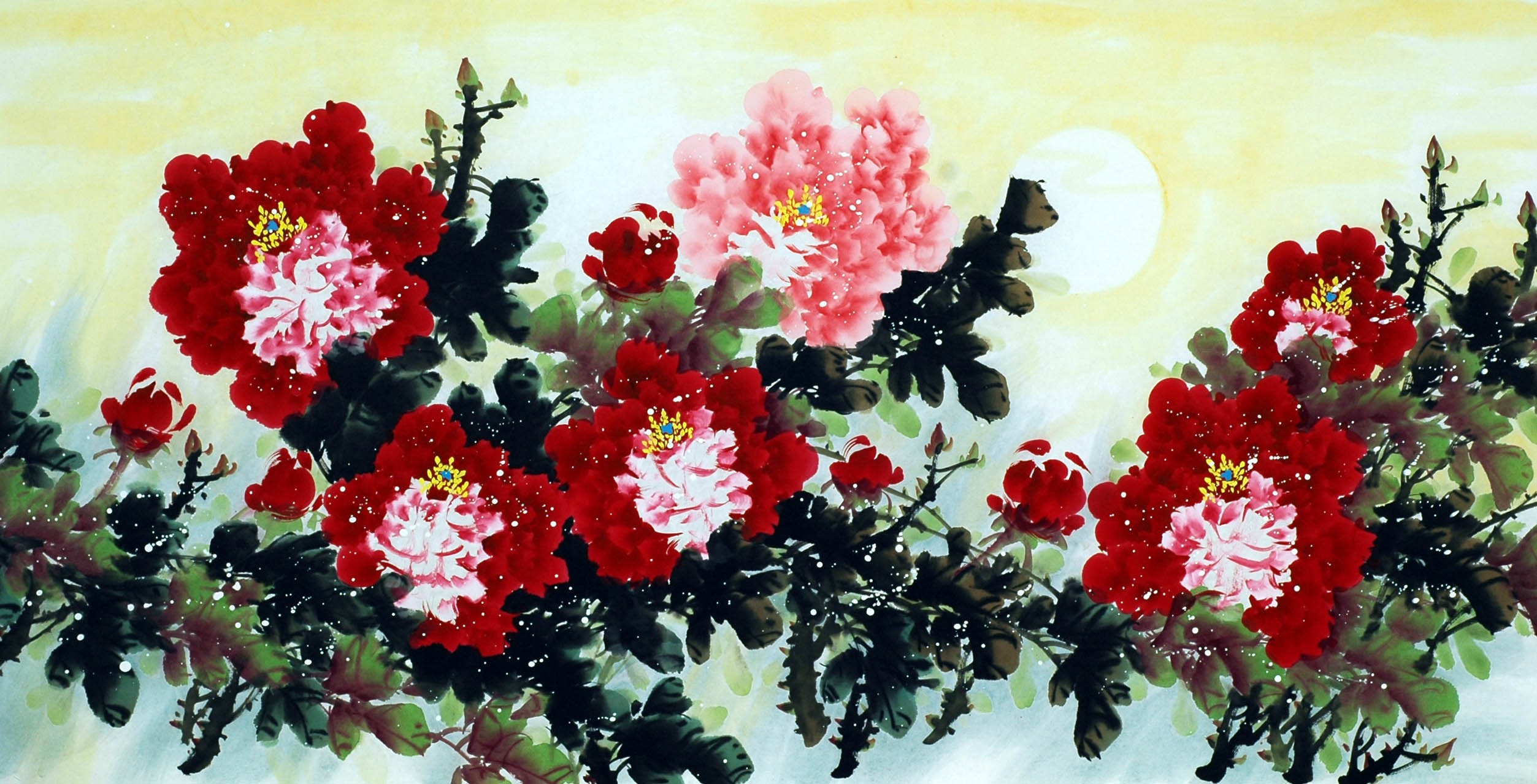 Chinese Peony Painting - CNAG009745