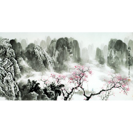 Chinese Aquarene Painting - CNAG009749