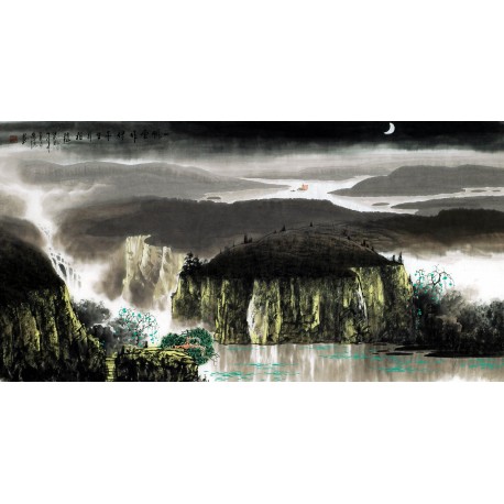 Chinese Aquarene Painting - CNAG009752