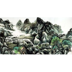 Chinese Landscape Painting - CNAG009754