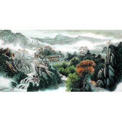 Chinese Landscape Painting - CNAG009756