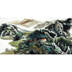Chinese Landscape Painting - CNAG009757