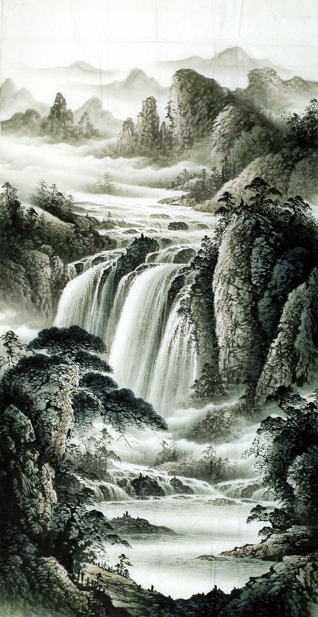 Chinese Landscape Painting - CNAG009758