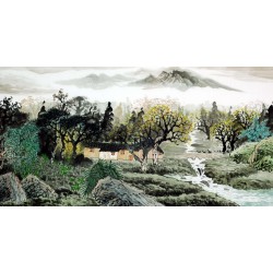 Chinese Landscape Painting - CNAG009759