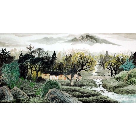 Chinese Landscape Painting - CNAG009759