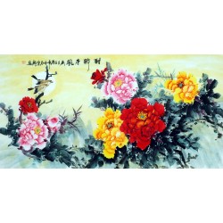 Chinese Peony Painting - CNAG009767