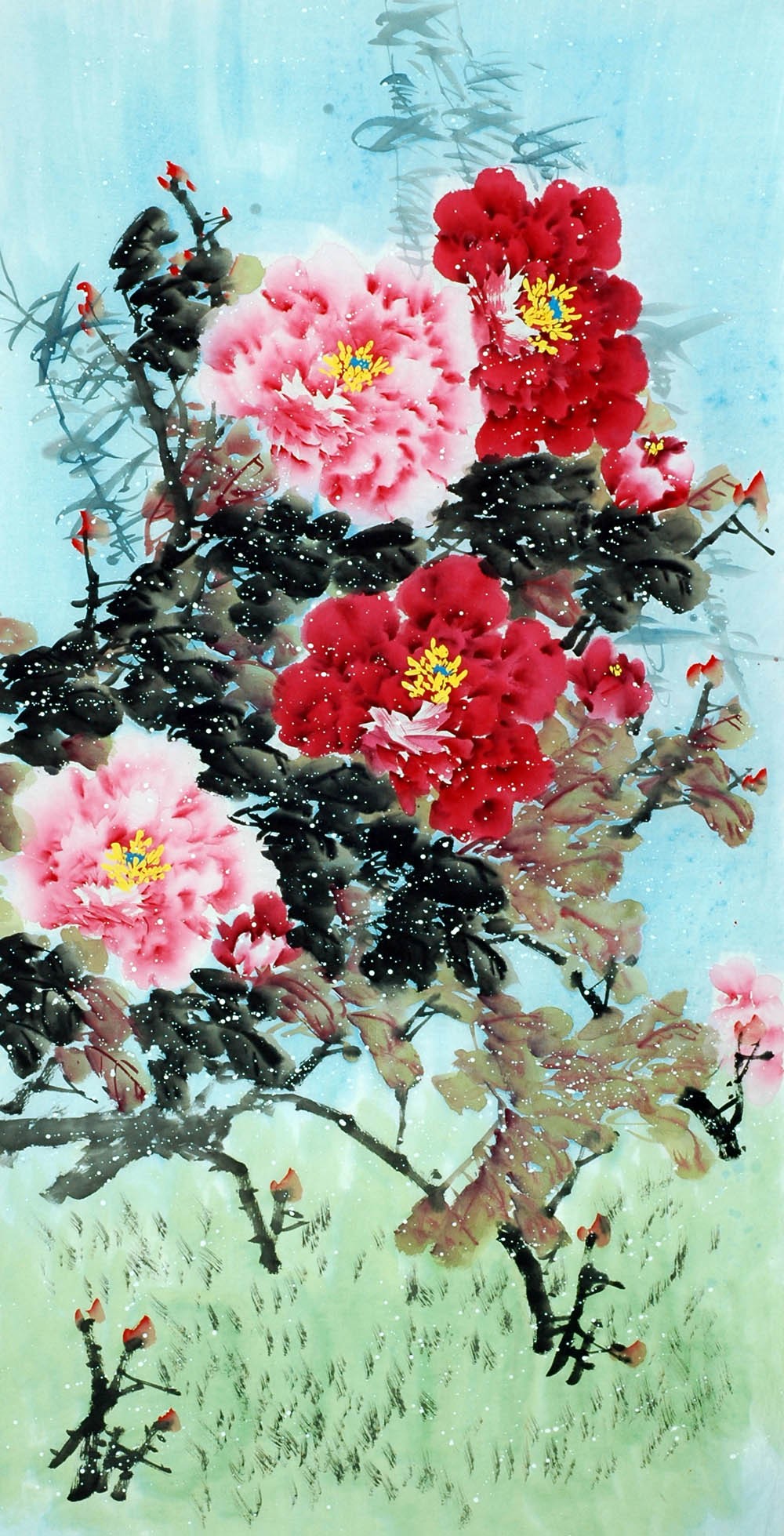 Chinese Peony Painting - CNAG009770