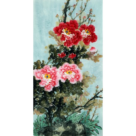 Chinese Peony Painting - CNAG009771