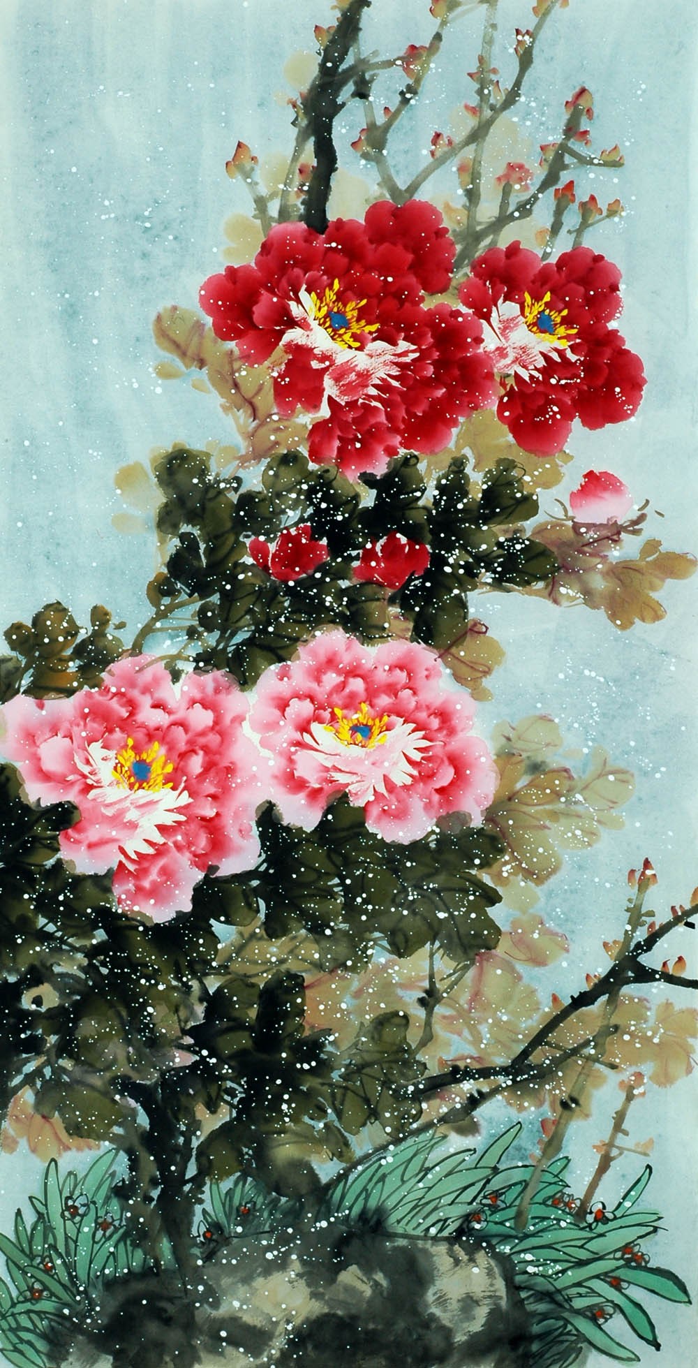 Chinese Peony Painting - CNAG009771