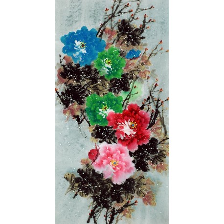 Chinese Peony Painting - CNAG009775