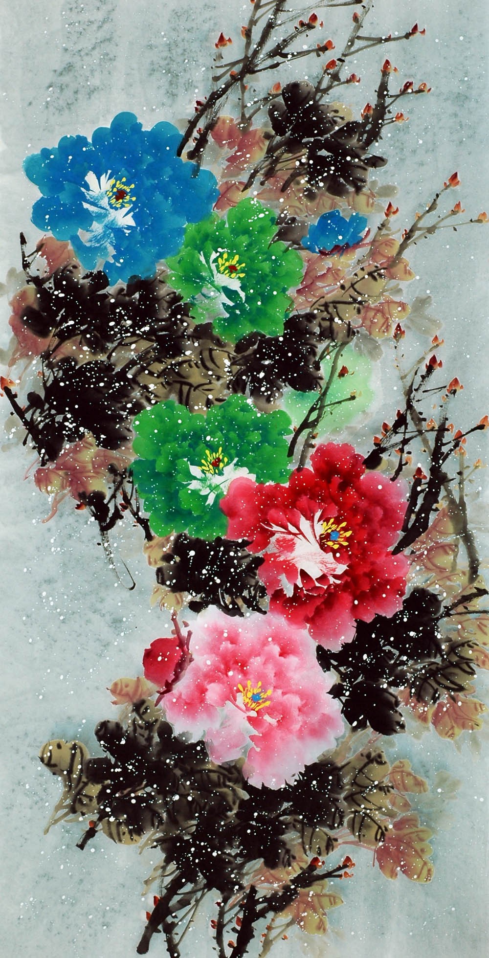 Chinese Peony Painting - CNAG009775
