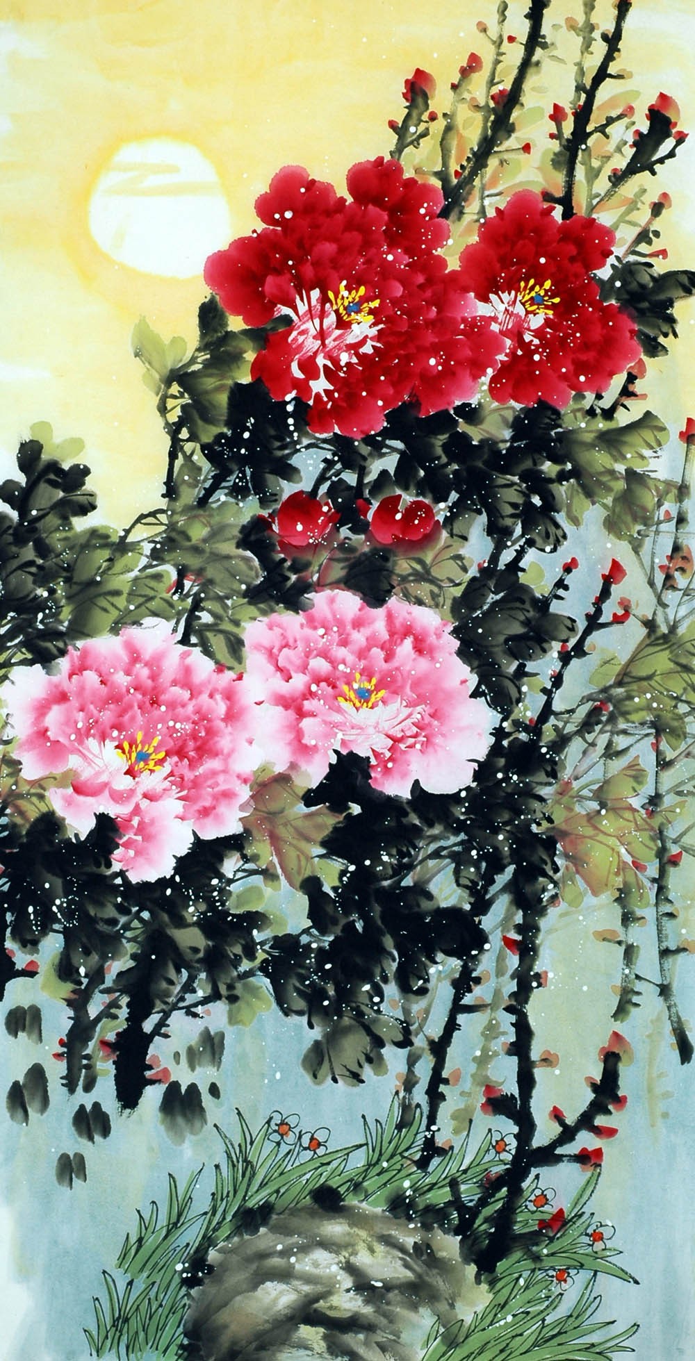 Chinese Peony Painting - CNAG009776