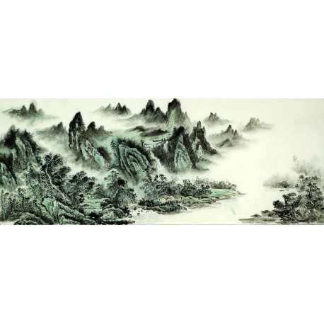 Chinese Landscape Painting - CNAG009777