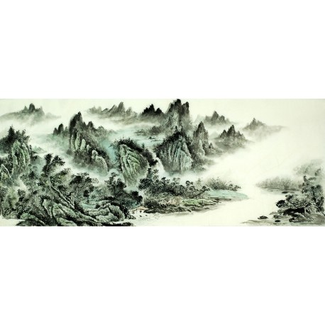 Chinese Landscape Painting - CNAG009778