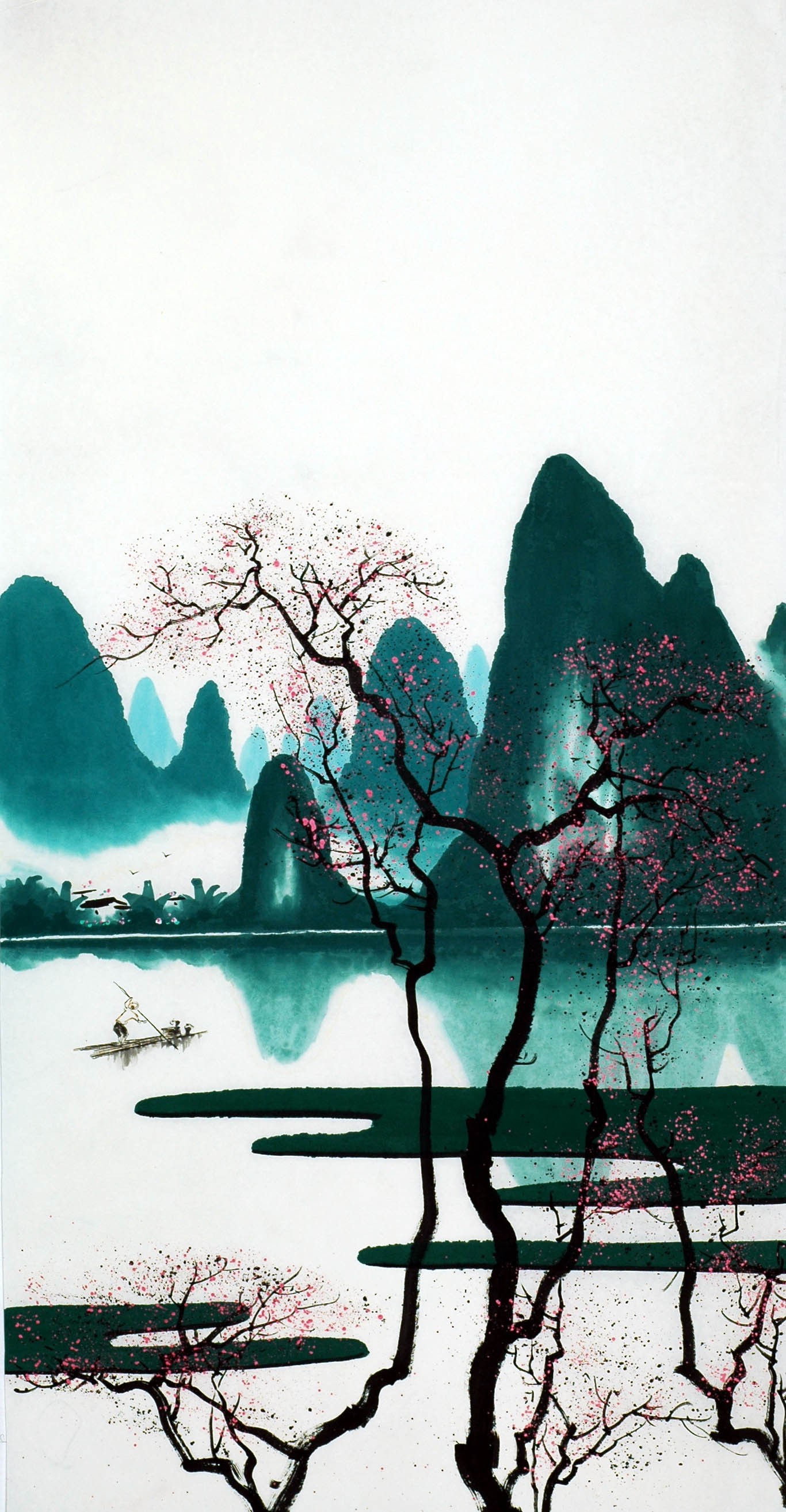 Chinese Landscape Painting - CNAG009779