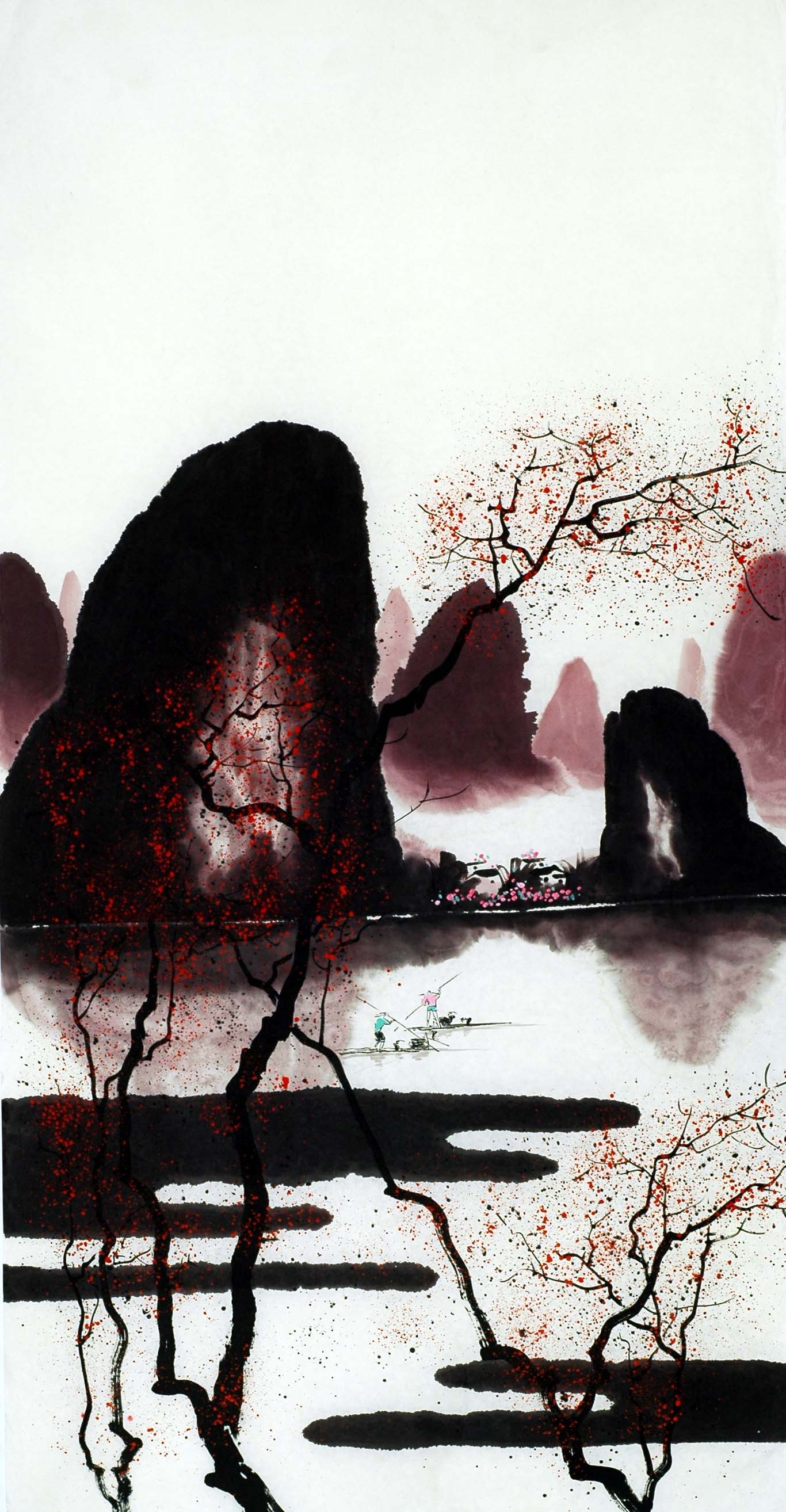 Chinese Landscape Painting - CNAG009780