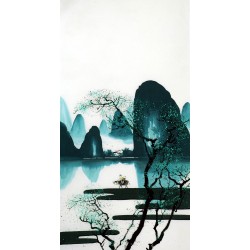 Chinese Landscape Painting - CNAG009781
