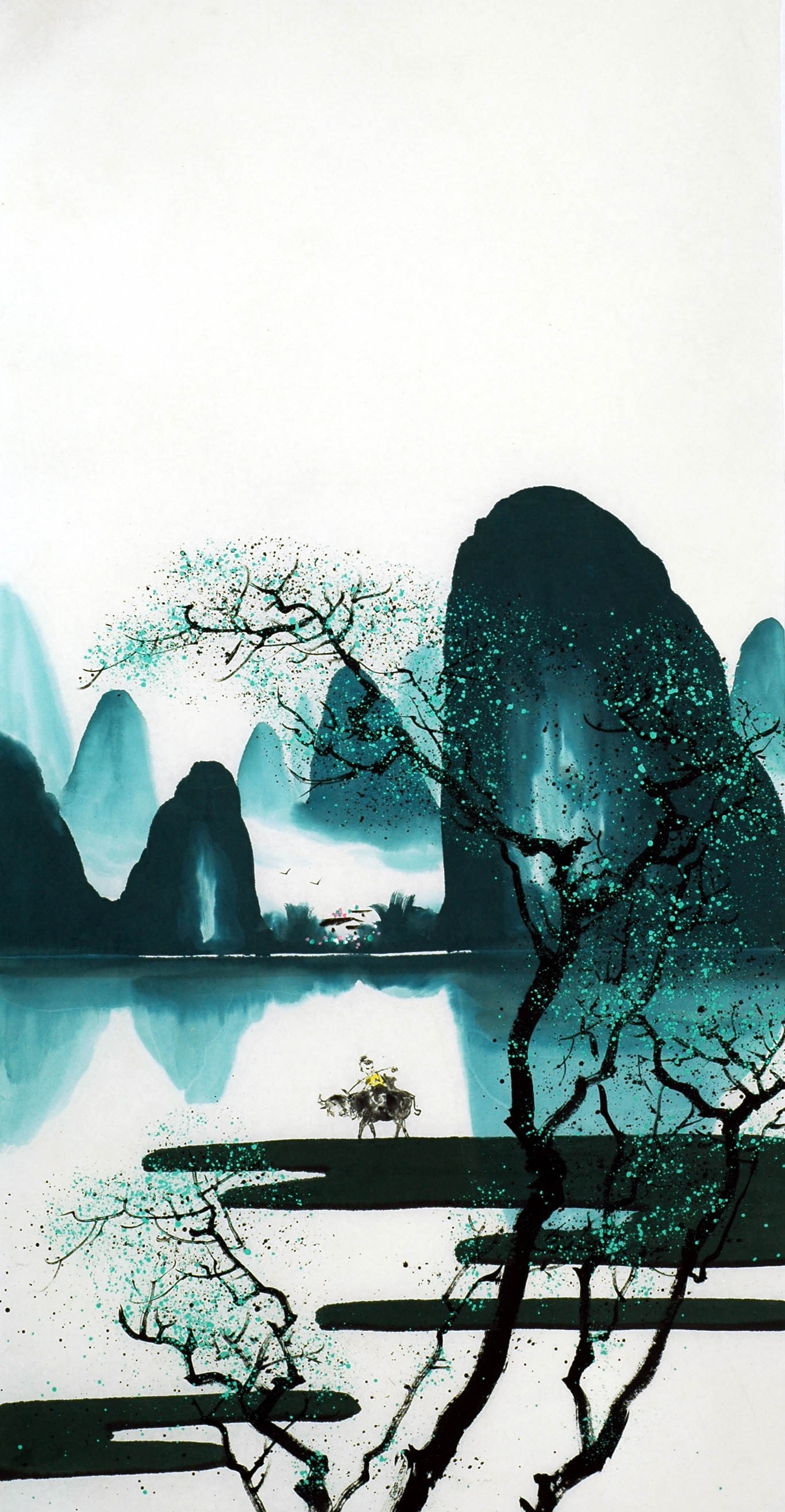 Chinese Landscape Painting - CNAG009781