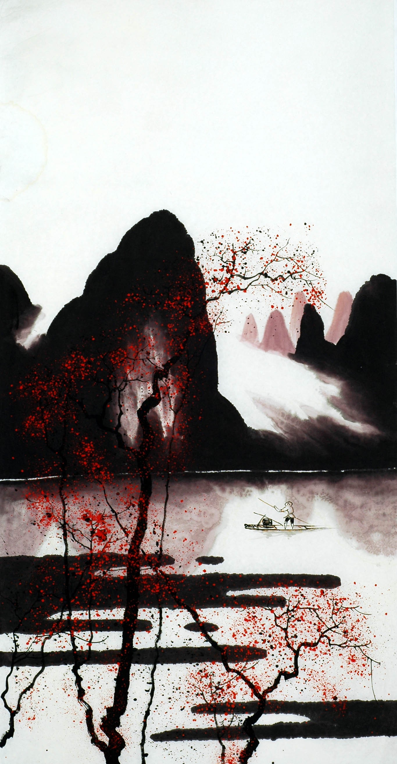 Chinese Landscape Painting - CNAG009782